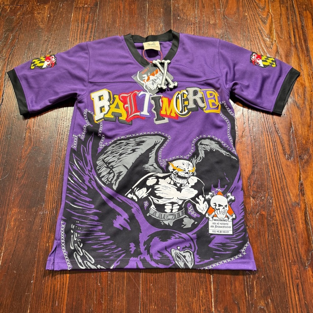 Brand X Baltimore‎ Ravens Lamar Jackson #8 Football Jersey - Size XS